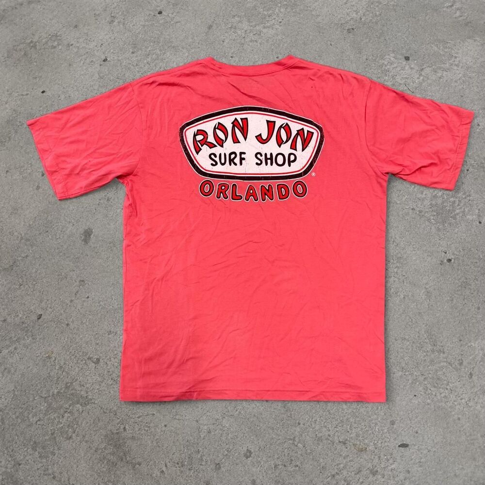 Y2K Ron Jon Surf Shop Orlando Florida Red T-Shirt